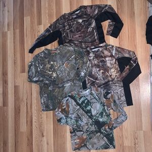 Boys Long Sleeve Camouflage Lot